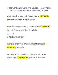 LATEST VERSION UPDATED AND REVISED IN 2025 ARDMS