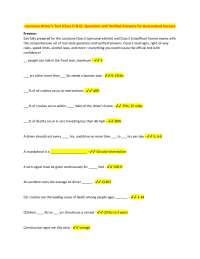 Louisiana Driver’s Test (Class D & E): Questions and Verified Answers for Guaranteed.