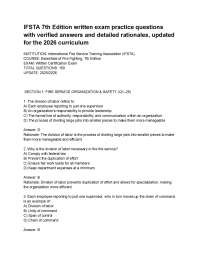 IFSTA 7th Edition written exam practice questions with verified answers and detailed ratio