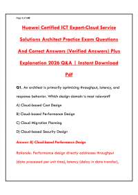 HCIE HUAWEI CERTIFIED ICT EXPERT EXAM – COMPLETE STUDY GUIDE & LATEST PRACTICE QUESTIONS W