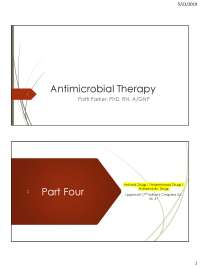 Antimicrobials study guide