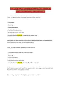 ISYE 6501 Introduction to Analytics Modeling - Complete Final Quiz Q&A Guide with Latest