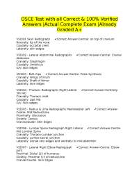 OSCE Test with all Correct & 100% Verified Answers |Actual Complete Exam |Already Graded A