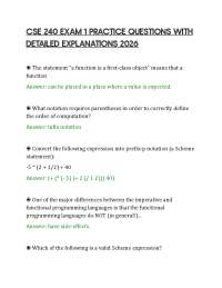 CSE 240 EXAM 1 PRACTICE QUESTIONS WITH DETAILED EXPLANATIONS 2026