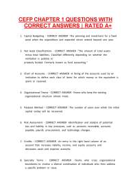 CEFP Chapter 1 Practice Questions with Correct Answers 2025–2026 | Financial Planning Fund