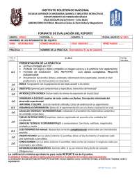 Rúbrica de evaluación EyM