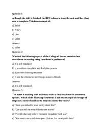 NURS 1520 DEVELOPMENT SELF PRACTICE QUIZZES | Questions and Answers | 2026 Update | 100% C