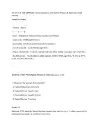 ECS WEEK 3 TCCC EXAM 200 Practice Questions with Verified Answers & Rationales (2026 Edit