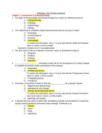 Durham College – PATH 3505‑02 Pathophysiology Final Exam Evolve Practice Questions & Answe