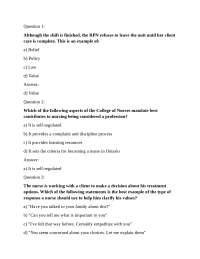 NURS 1520 DEVELOPMENT SELF PRACTICE QUIZZES | Questions and Answers | 2026 Update | 100% C