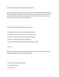 JBL Module 2 Practice Exam: 200 Questions and Answers JBL (Jones & Bartlett Learning) Mod