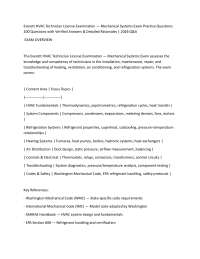 Everett HVAC Technician License Examination — Mechanical Systems Exam Practice Questions