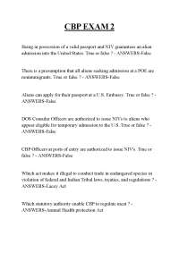 CBP EXAM 2 ,CBP EXAM 2 ,CBP EXAM 2
