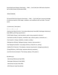 Everett Mechanical Systems Examination — HVAC — Local Code Exam 200 Practice Questions wi