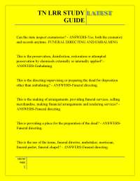 TN LRR STUDY LATEST GUIDE,TN LRR STUDY LATEST GUIDE
