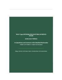 WGU C491 Integrated Natural Science Exam Prep Document 2026/2027 | Biology, Chemistry, Phy