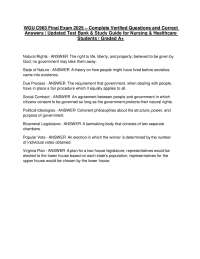 WGU C963 American Politics and the US Constitution: Complete 2026-2027 Study Guide