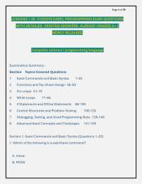 LESSONS 1-20 -CODEHS KAREL PROGRAMMING EXAM QUESTIONS