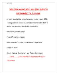 WGU D080 Managing in a Global Business Environment | Complete 2026-2027 Exam Study Guide |