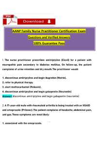 AANP FNP Certification Practice Questions & Answers | 75+ Case-Based Qs | 2026 Exam Prep