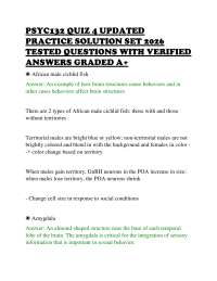 PSYC132 QUIZ 4 UPDATED PRACTICE SOLUTION SET 2026 TESTED QUESTIONS WITH VERIFIED ANSWERS G
