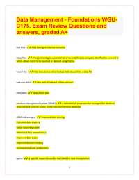 WGU D074 Principles of Accounting Exam Questions & Answers