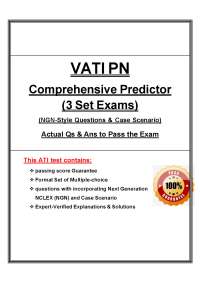 VATI PN Comprehensive Predictor PDF 2026 | 3 Practice Sets | NGN Study Guide