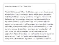 IAHSS Advanced Officer Certification ACTUAL EXAM LATEST UPDATE THIS YEAR QUESTIONS AN DETA