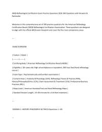 ARCB Reflexologist Certification Exam Practice Questions 2026 200 Questions with Answers &