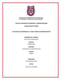 Proceso administrativo