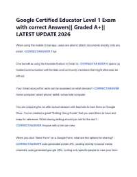 Google Certified Educator Level 1 Exam | 100+ Practice Qs | 2026 GCE Prep