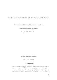 theright to the confidential protection of personal data