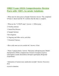 SMQT Exam 2026 Comprehensive Review Pack with 100% Accurate Solutions