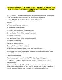 COUN 6740 Nan McKay HCV Specialist Certification Exam 2026 — Revised Study Guide