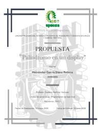 Reporte electrónica sobre como prender Lcd