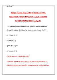 RIDQC STUDENT MANUAL EXAM 2026 | 275+ PRACTICE QUESTIONS WITH VERIFIED ANSWERS & RATIONALE