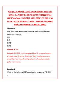 PCIP EXAM 2026 TEST BANK | 500+ PCI PROFESSIONAL PRACTICE QUESTIONS WITH VERIFIED ANSWERS