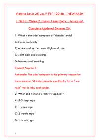 2026 VICTORIA LEWIS IHUMAN CASE STUDY: COMPLETE SOAP NOTE GUIDE WITH DIFFERENTIAL DIAGNOSI