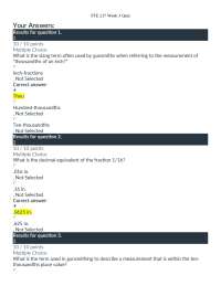 FTE 217 Military Science & Research – Week 3 Quiz (Verified Answers, 2026 Edition)