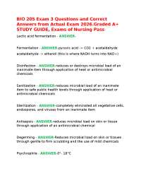 BIO 205 Exam 3 Questions and Correct Answers from Actual Exam 2026.Graded A+ STUDY GUIDE