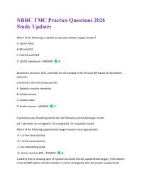 NBRC TMC Practice (PDF) | 2026 Exam Questions & Answers | Study Guide