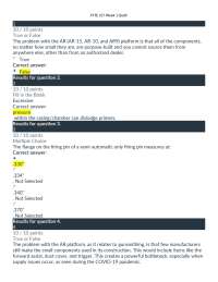 FTE 217 Military Science & Research – Week 1 Quiz (Verified Answers, 2026 Edition)