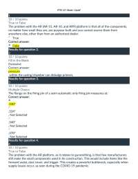 FTE 217 Military Science & Research – Week 1 Quiz (Verified Answers, 2026 Edition)
