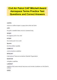 Civil Air Patrol CAP Mitchell Award Aerospace Terms Practice Test Questions and Correct An
