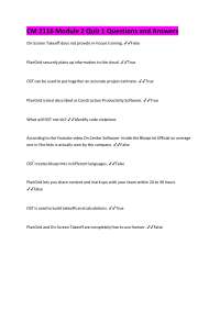 CM 2116 Module 2 Quiz 1 Questions and Answers