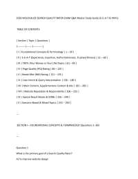 2026 WELOCALIZE SEARCH QUALITY RATER EXAM Q&A Master Study Guide (E‑E‑A‑T & YMYL) TABLE O