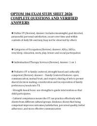 OPTOM 104 EXAM STUDY SHEET 2026 COMPLETE QUESTIONS AND VERIFIED ANSWERS