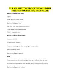 NUR 198 STUDY GUIDE QUESTIONS WITH VERIFIED SOLUTIONS | 2026 UPDATE