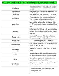 GCU BIO-201 Exam 3 Test Questions and Answers Graded A+