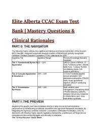 2026/2027 Alberta CCAC Certification Exam Test Bank - 33+ Comprehensive MCQs & Answers